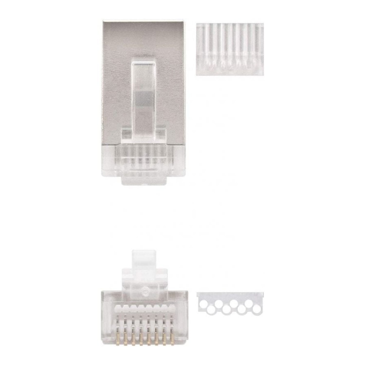 Nanocable · Conector RJ45 Cat.6 · Pack 10 uds