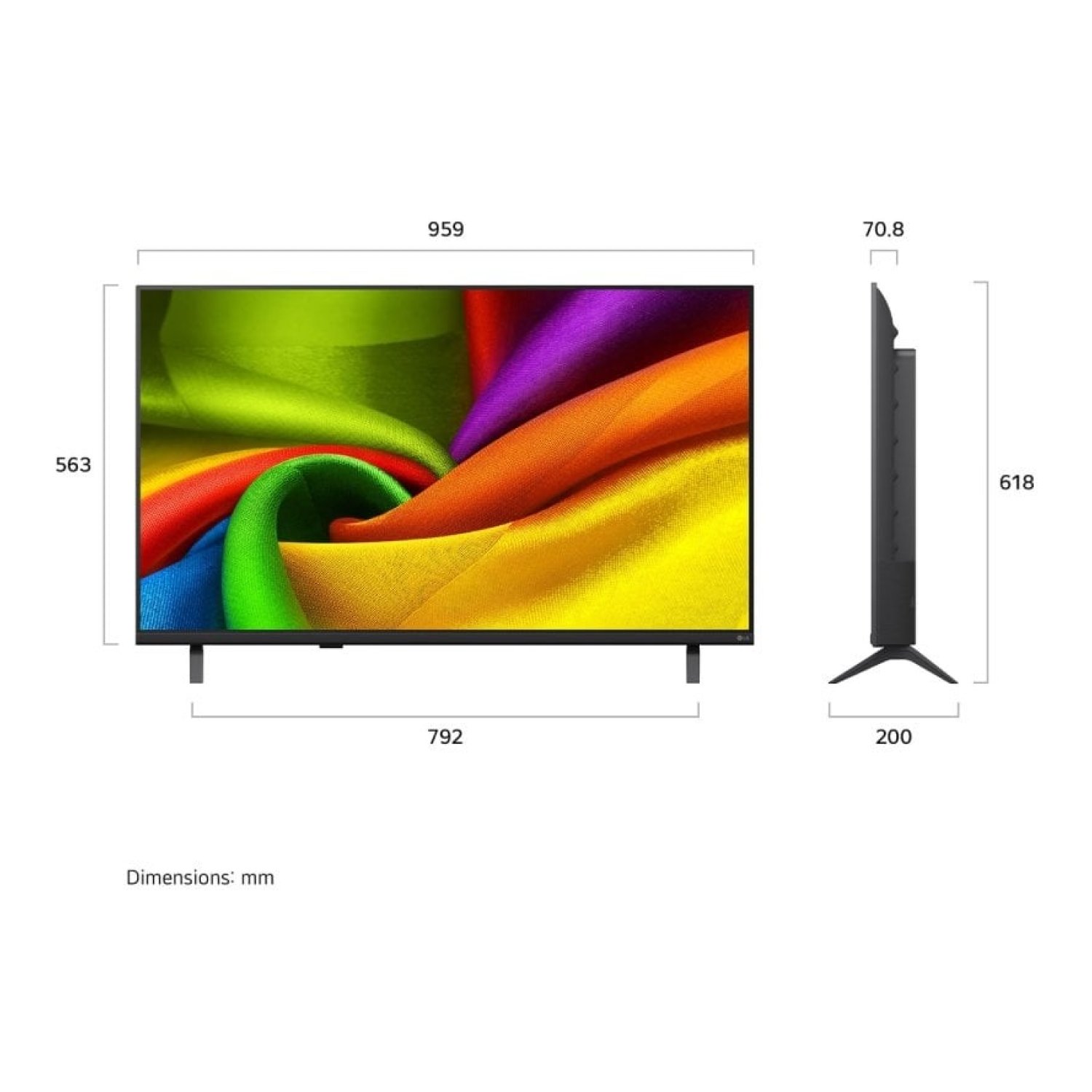 LG NanoCell 43" · Ultra HD 4K · Smart TV · WiFi