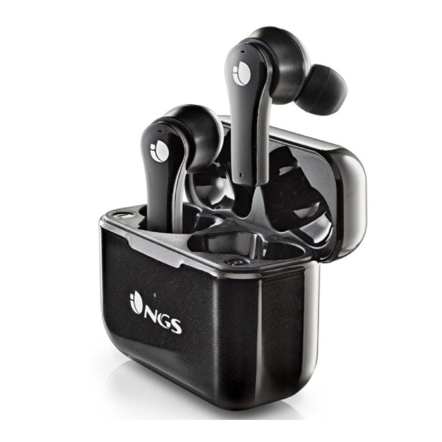 NGS Ártica Bloom · Auriculares Bluetooth · 6h Autonomía · Estuche Carga · Negros