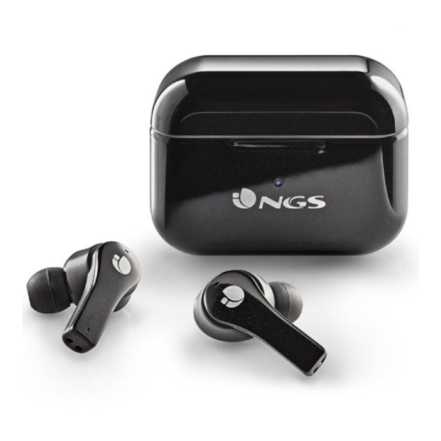 NGS Ártica Bloom · Auriculares Bluetooth · 6h Autonomía · Estuche Carga · Negros