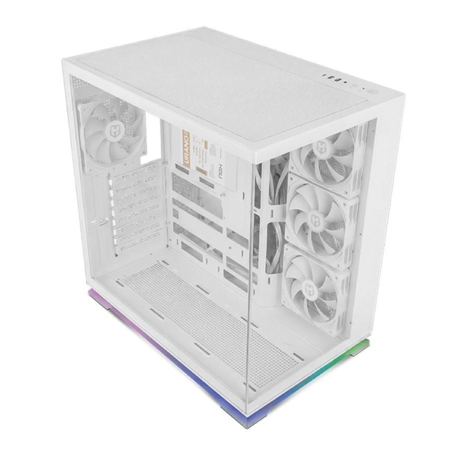 Nox Hummer Galaxy · Caja Gaming Semitorre ATX · Blanca