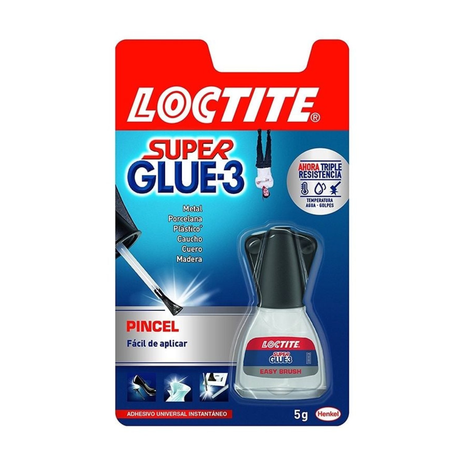 Loctite Super Glue-3 · Pegamento Instantáneo · 5g · Con Pincel