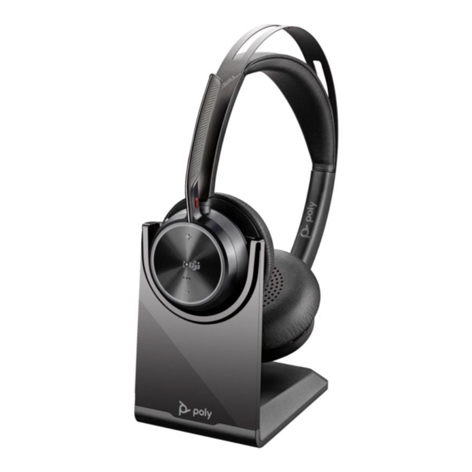 Poly Voyager Focus 2 · Auriculares Bluetooth · Microsoft Teams · Micrófono · Negro