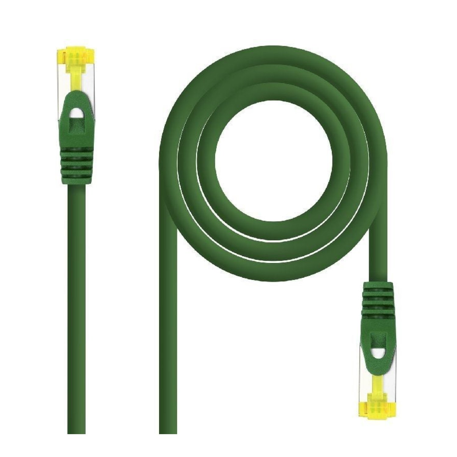 Nanocable · Cable RJ45 SFTP Cat.6A · 25cm · LSZH · Verde