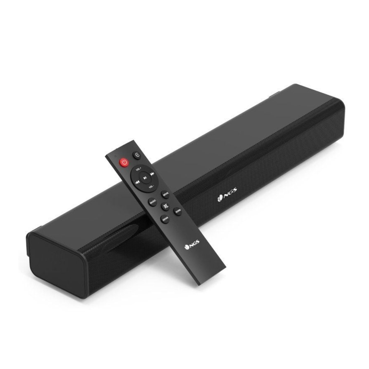 NGS Subway · Barra de Sonido 2.0 · 40W · Bluetooth · Negra