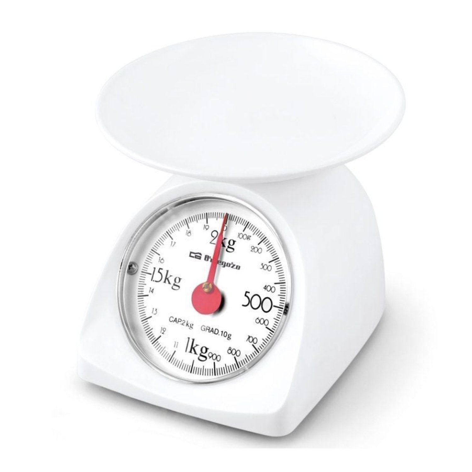 Orbegozo PC 1015 · Báscula de Cocina · Hasta 2kg · Blanca