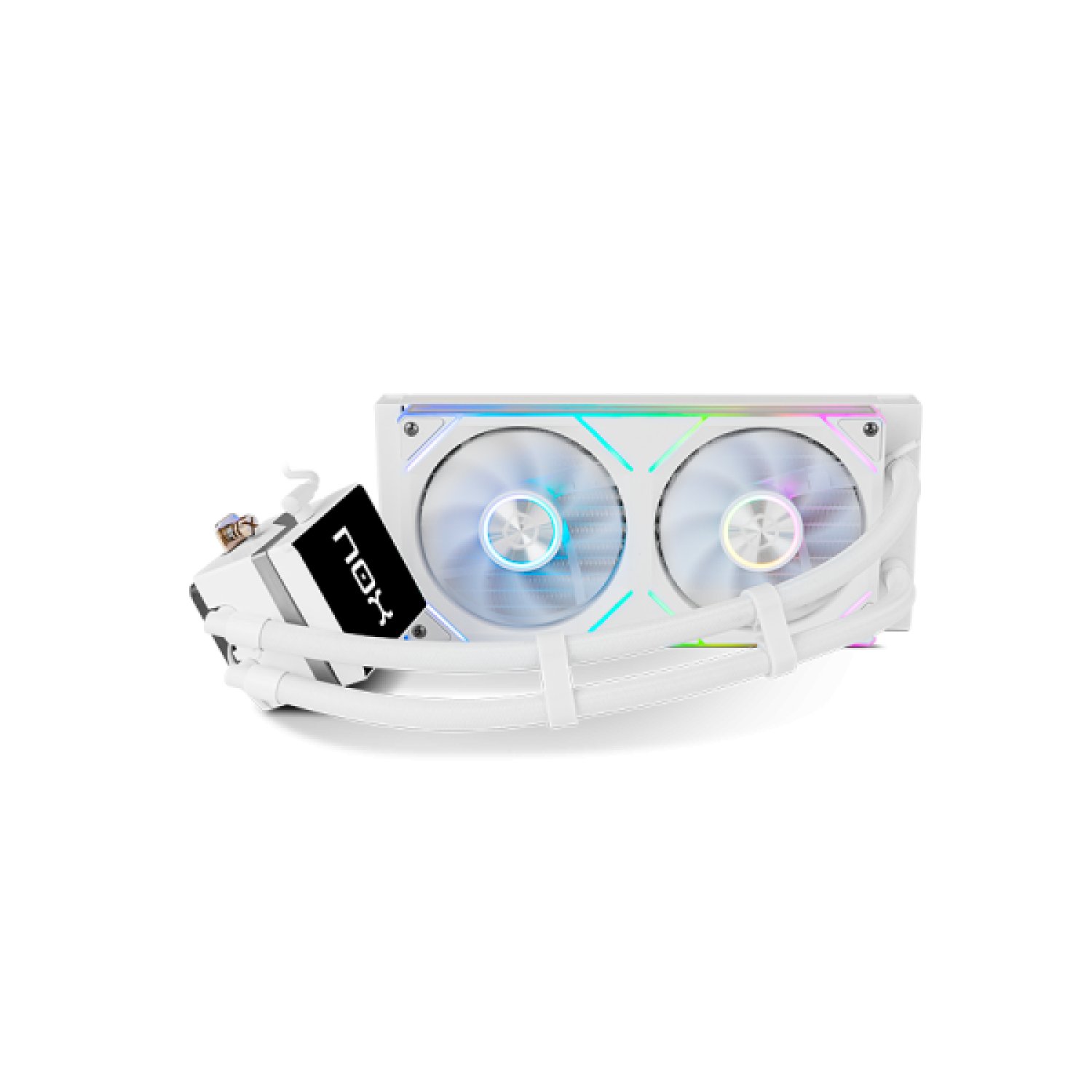 Nox M-240 LCD · Refrigeración Líquida AIO · 240mm · Pantalla LCD · Blanco