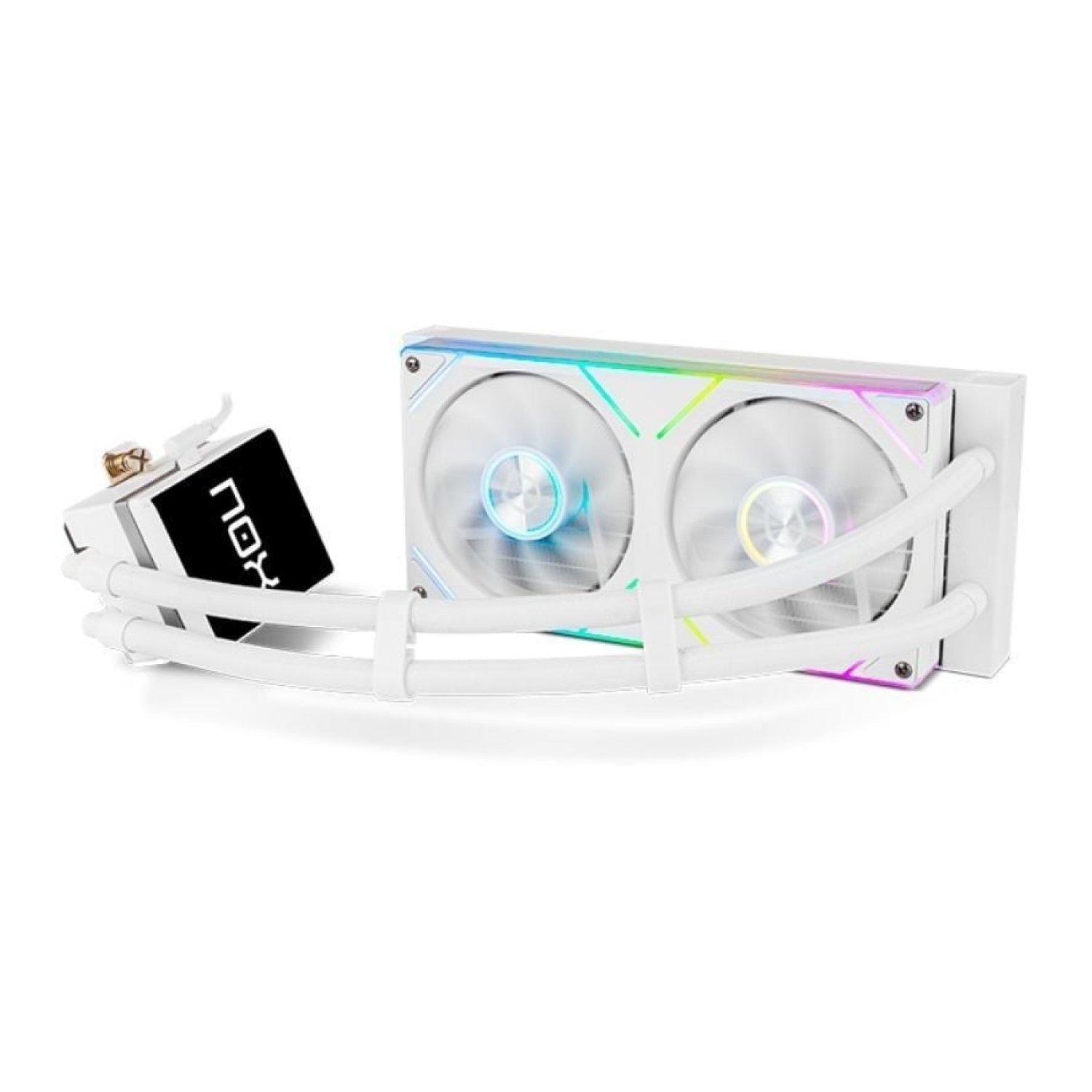 Nox M-240 LCD · Refrigeración Líquida AIO · 240mm · Pantalla LCD · Blanco