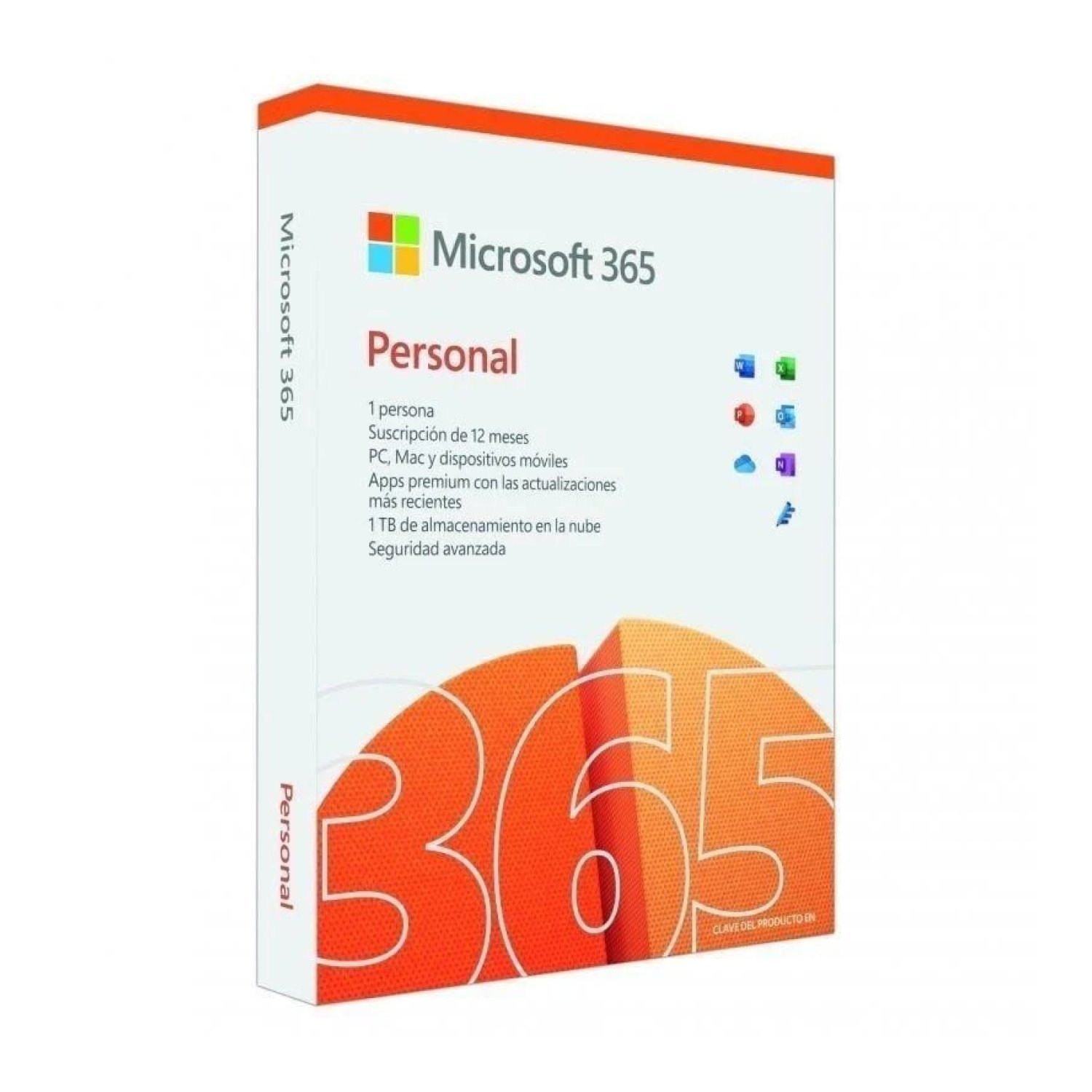 Microsoft 365 Personal · 1 Usuario · 1 Año de Suscripción