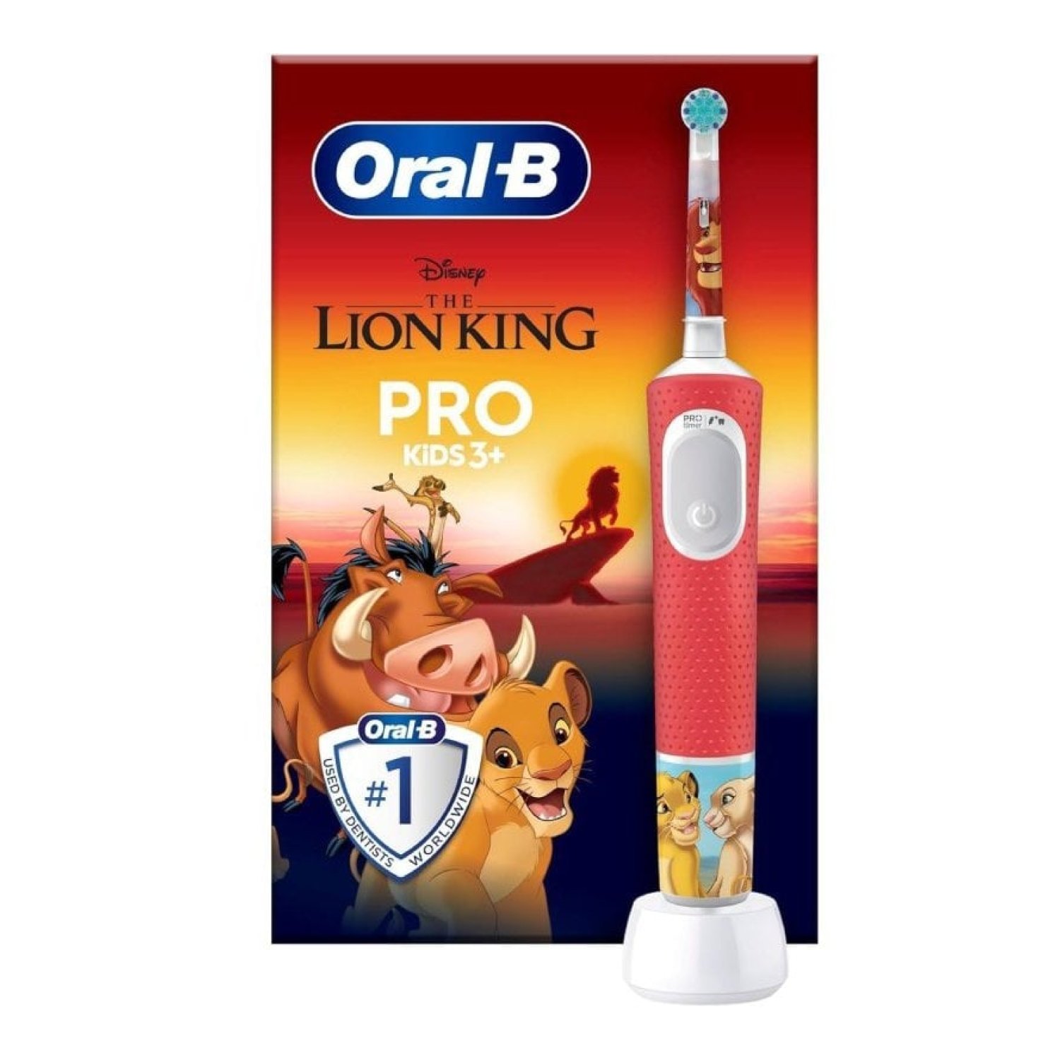 Oral-B Pro Kids 3 Rey León · Cepillo Eléctrico Infantil · Incluye 1 Recambio