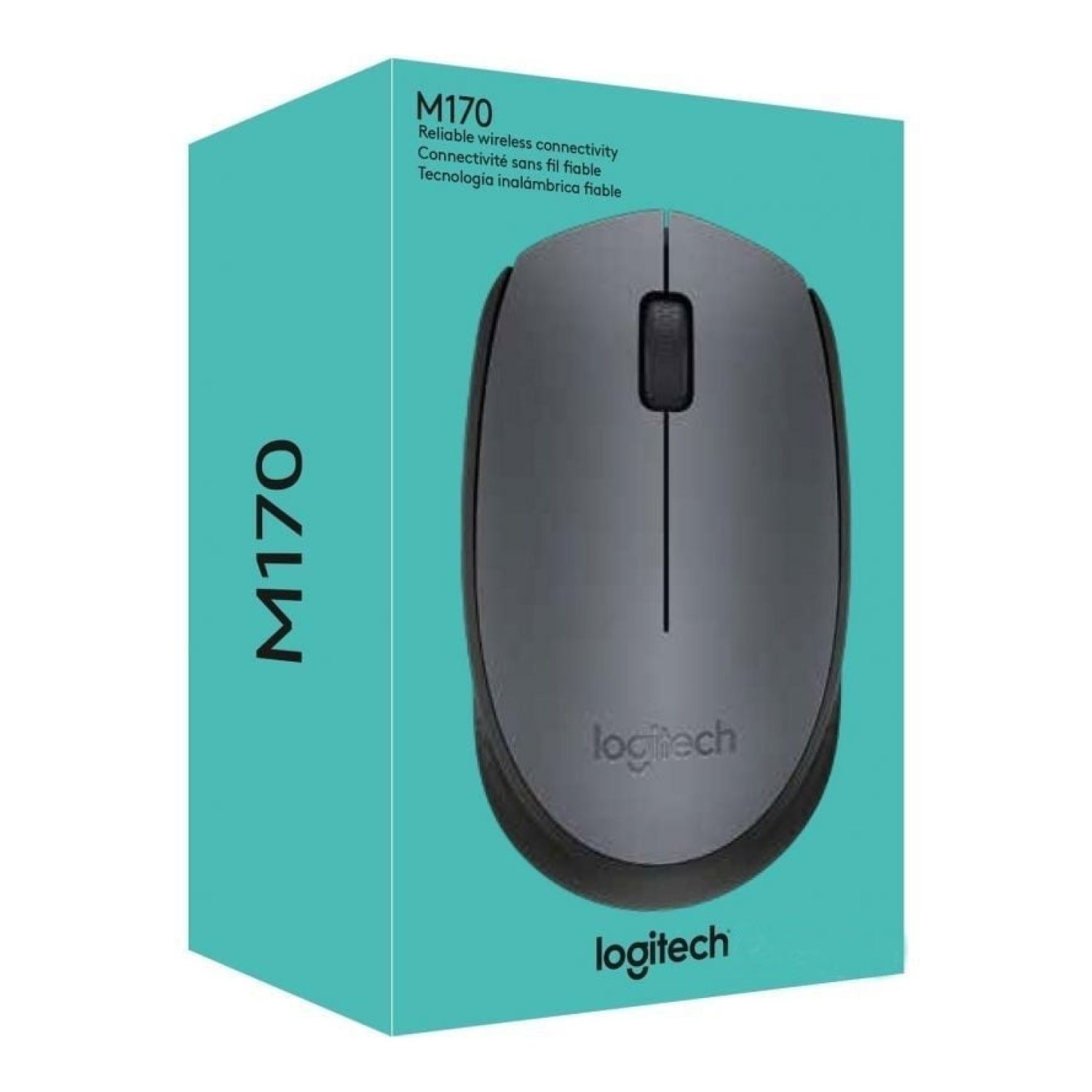 Logitech M170 · Ratón Inalámbrico · Hasta 1000 DPI · Gris