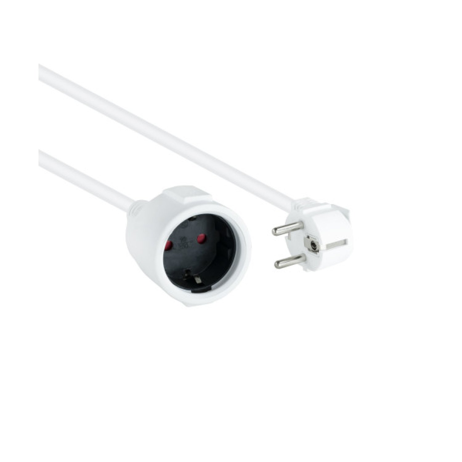 Nanocable · Alargador Schuko · 3m · Blanco