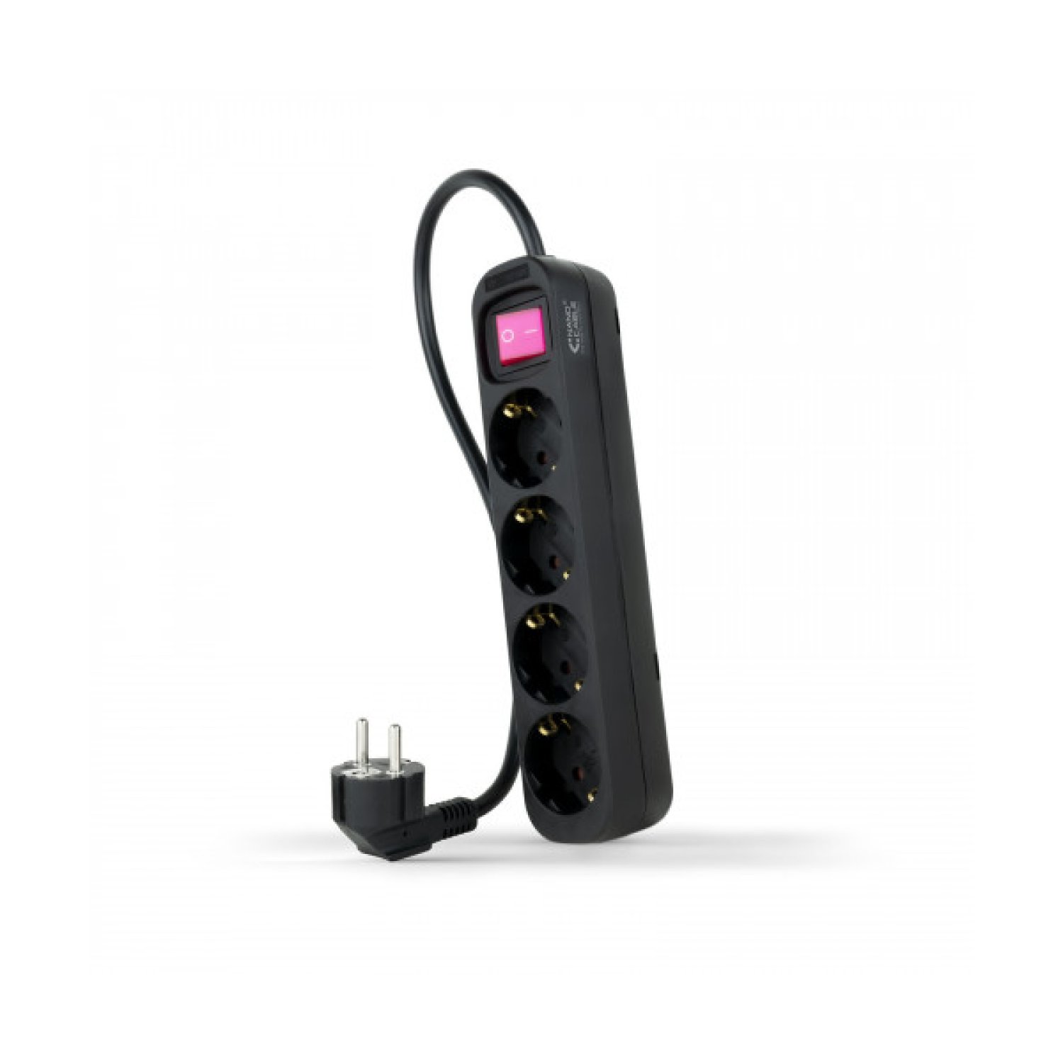 Nanocable · Regleta 4 Tomas · Cable 1,4m · Negro