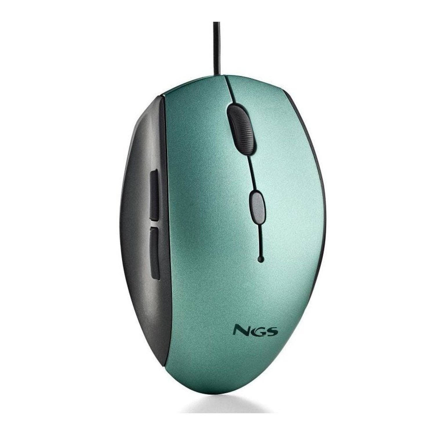 NGS Moth Ice · Ratón Ergonómico · Hasta 1600 DPI · Verde Hielo