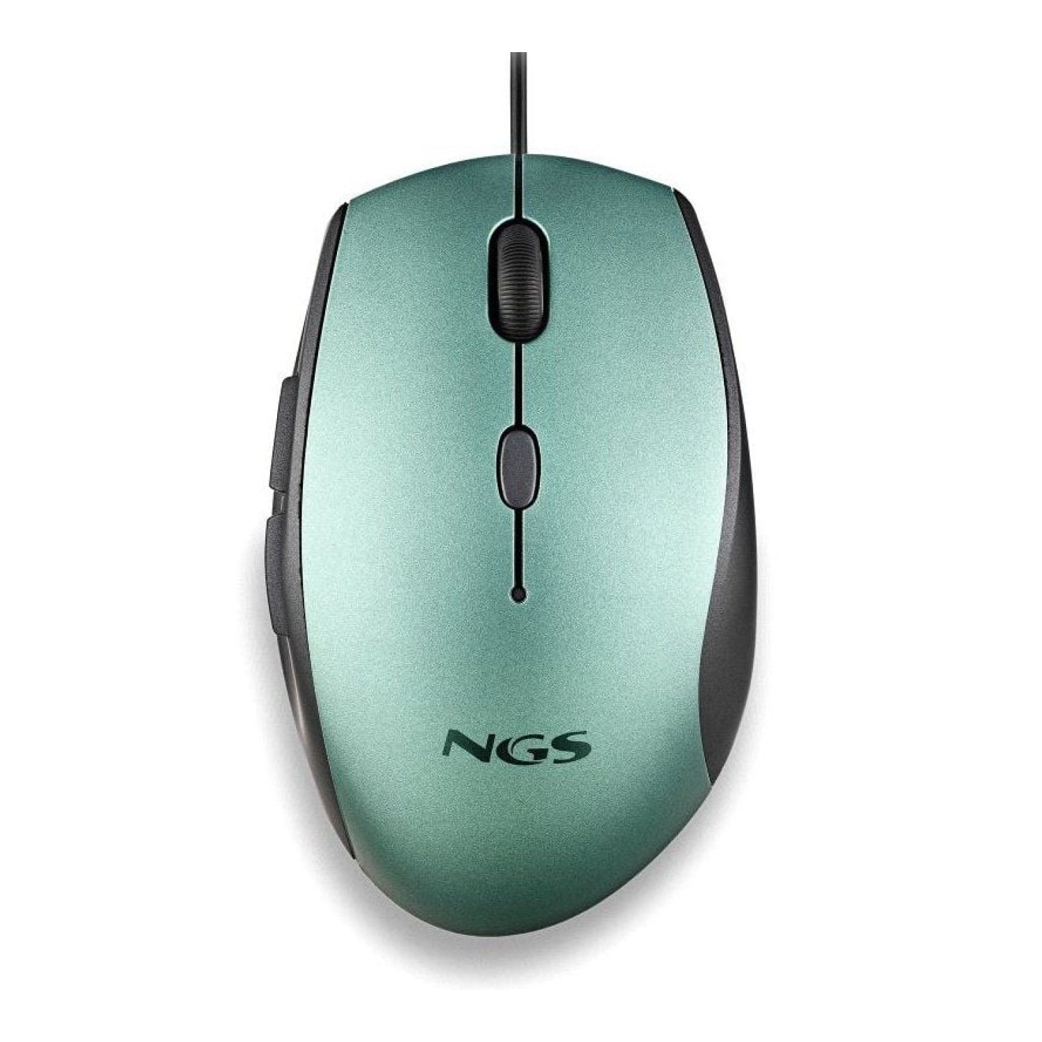 NGS Moth Ice · Ratón Ergonómico · Hasta 1600 DPI · Verde Hielo