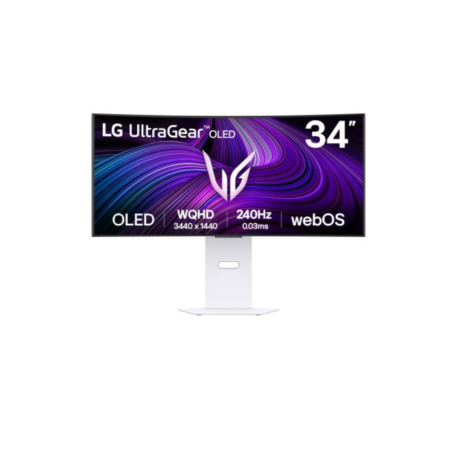 LG UltraGear 34GX90SA-W · Monitor Gaming 34" Curvo · OLED 240Hz · 0,03ms · WQHD · Regulable en altura