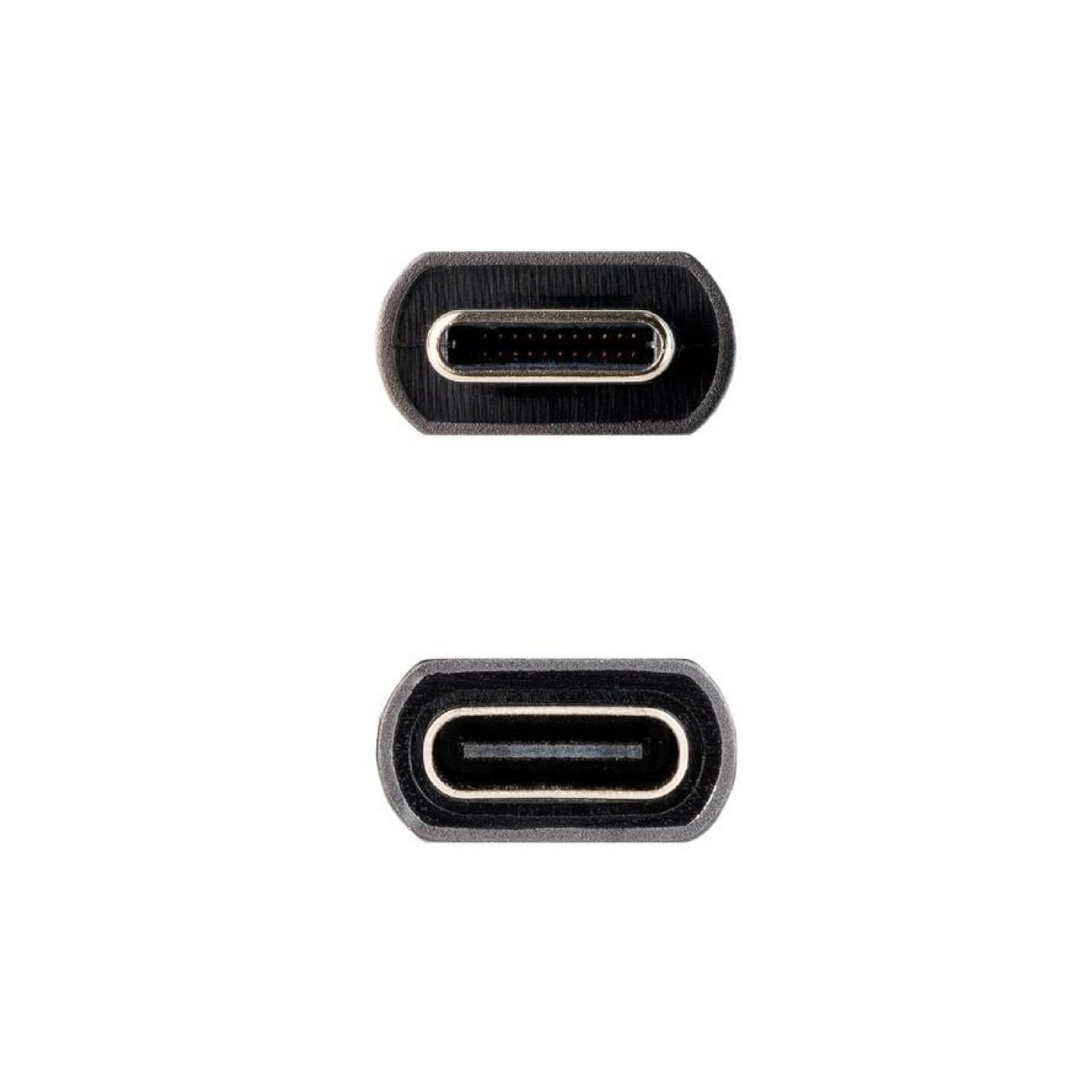 Nanocable · Cable Alargador USB 3.2 Tipo-C · 1m · Negro