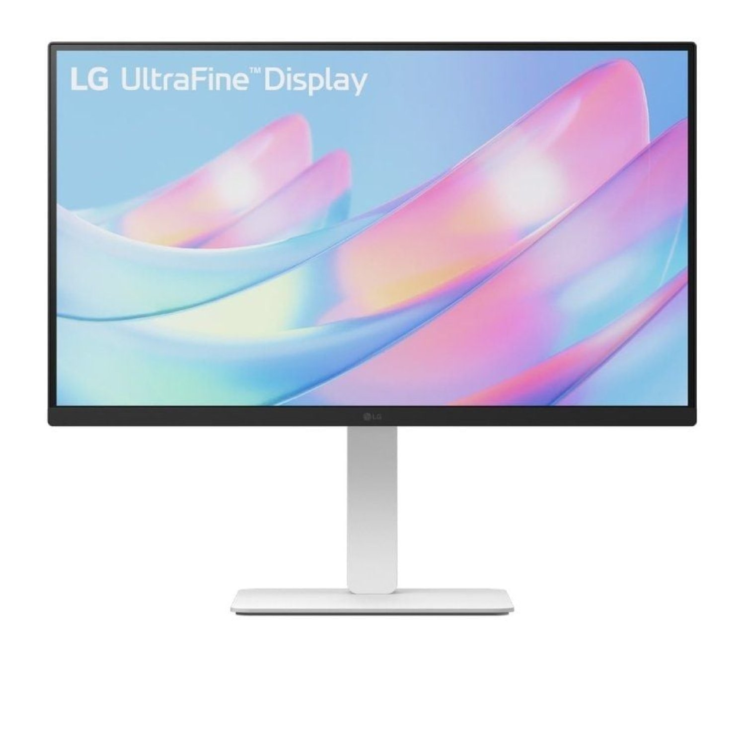 LG UltraFine 27US550-W · 27" 4K · Regulable en altura · Blanco