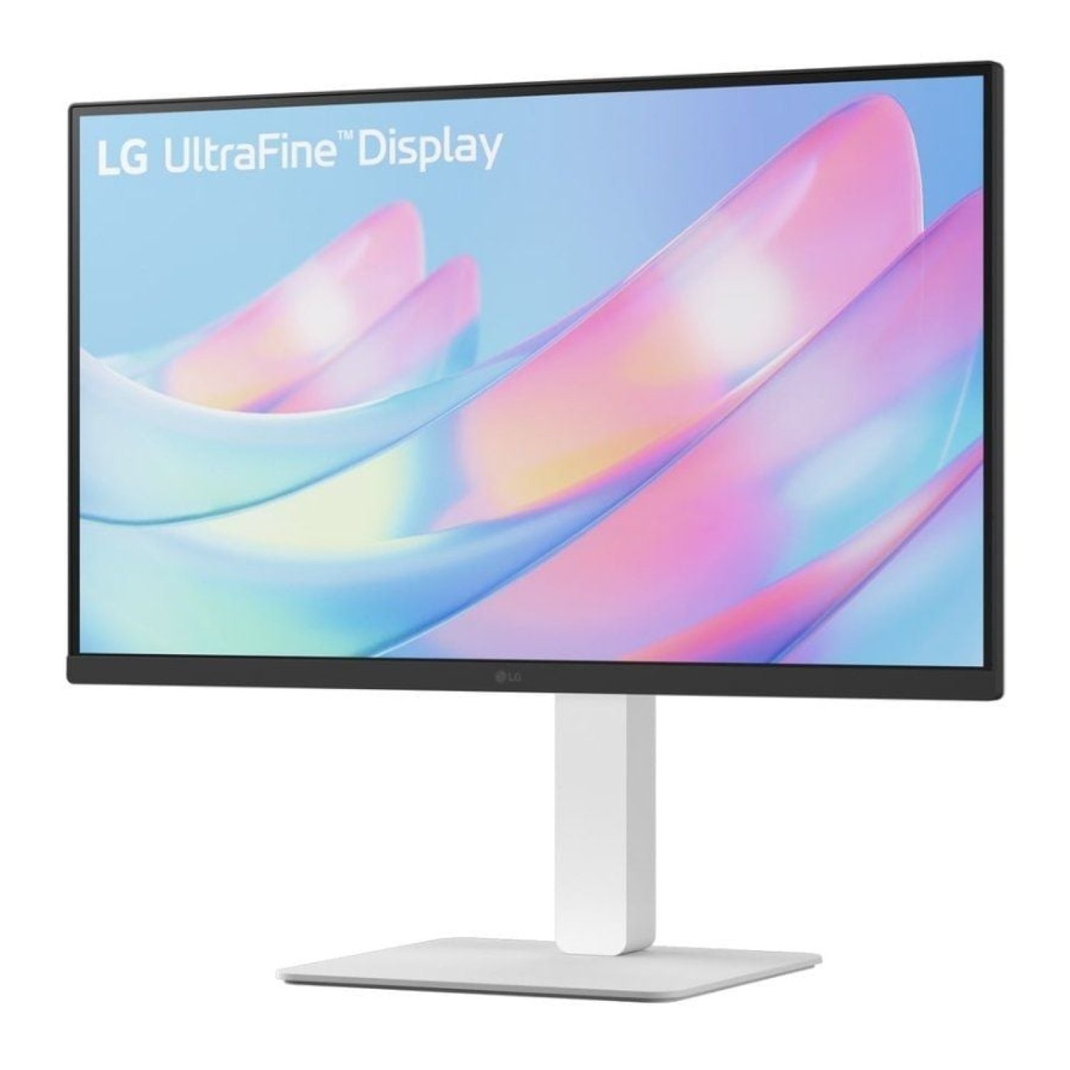 LG UltraFine 27US550-W · 27" 4K · Regulable en altura · Blanco