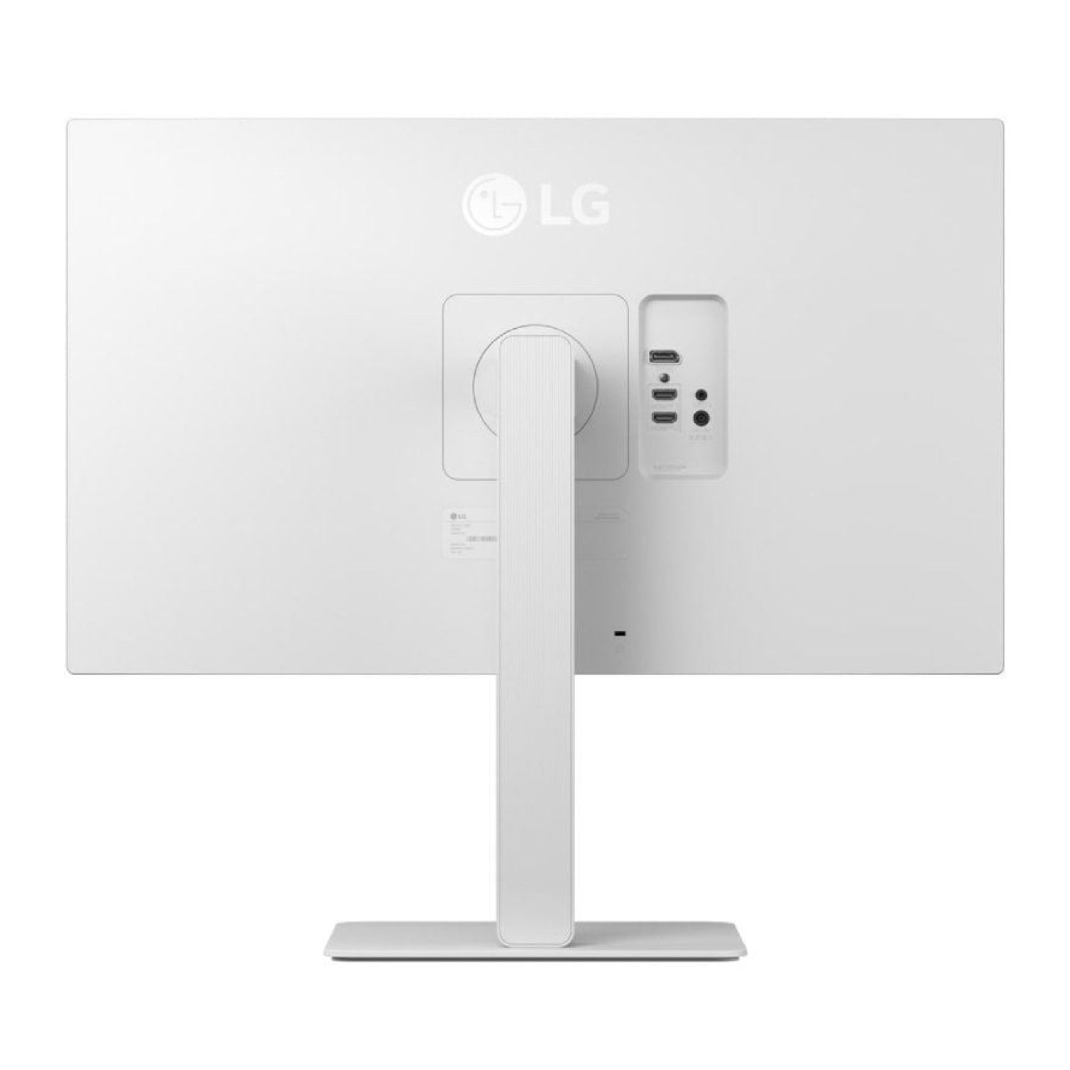 LG UltraFine 27US550-W · 27" 4K · Regulable en altura · Blanco