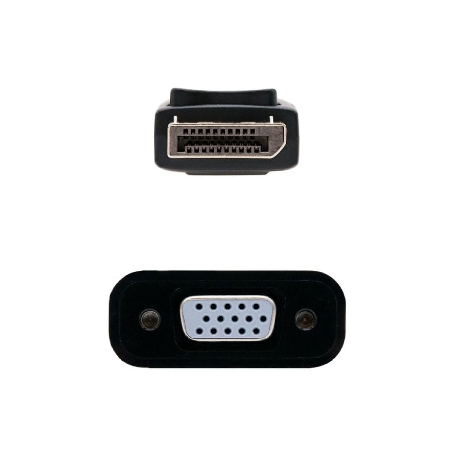 Nanocable · Conversor DisplayPort a VGA · 15cm · Negro