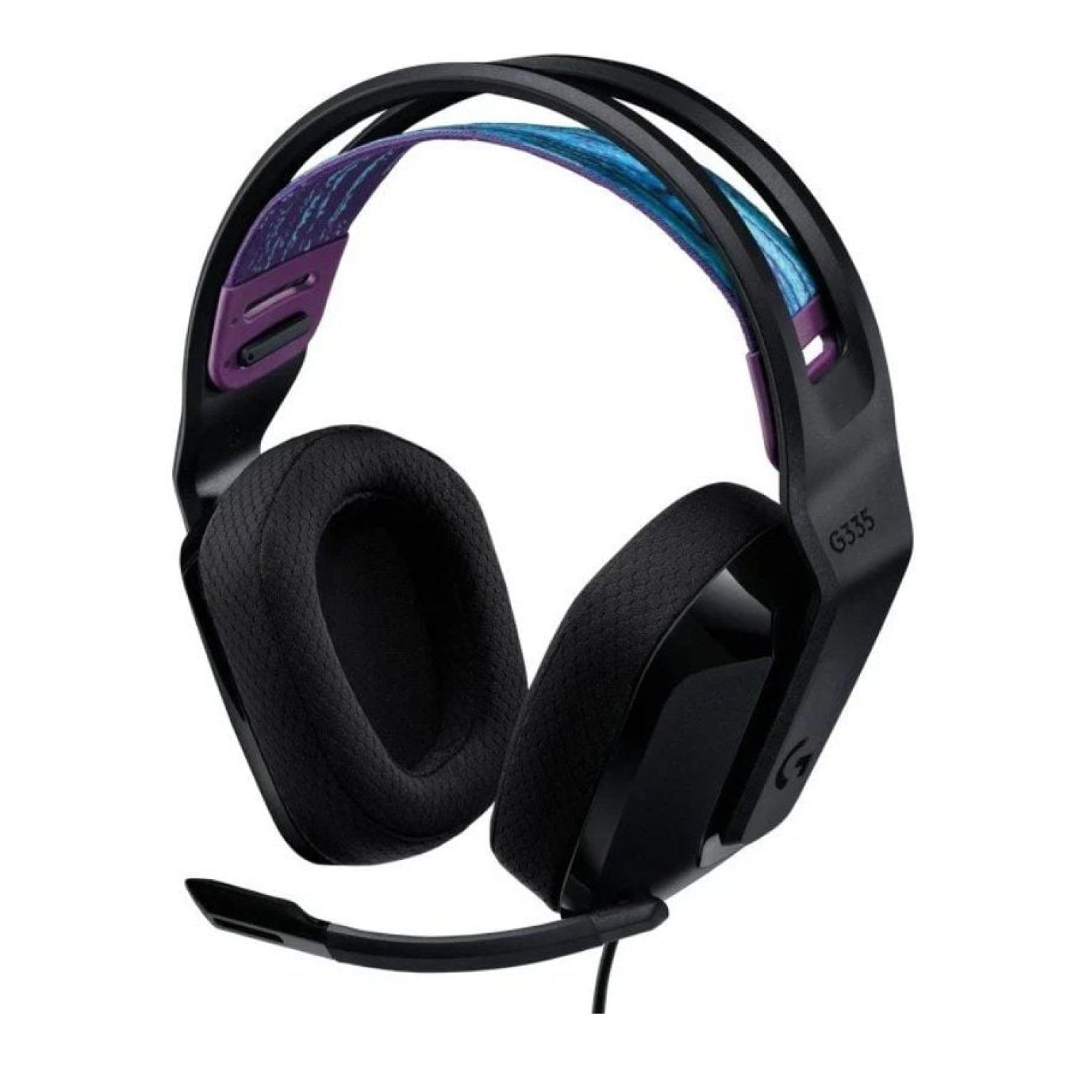Logitech G335 · Auriculares Gaming · Jack 3.5mm · Micrófono · Negros
