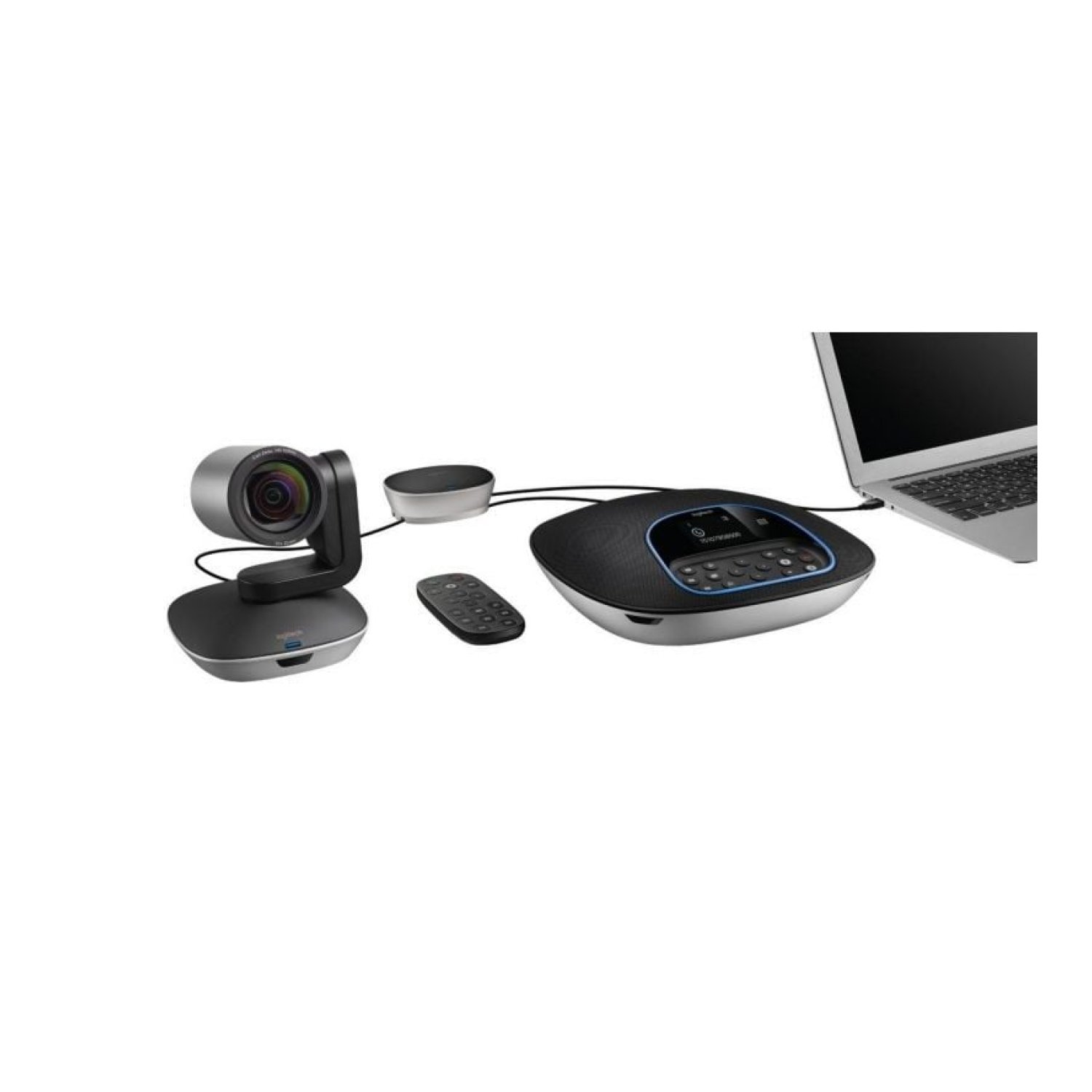 Logitech Group · Sistema Videoconferencia · Full HD · Enfoque Automático