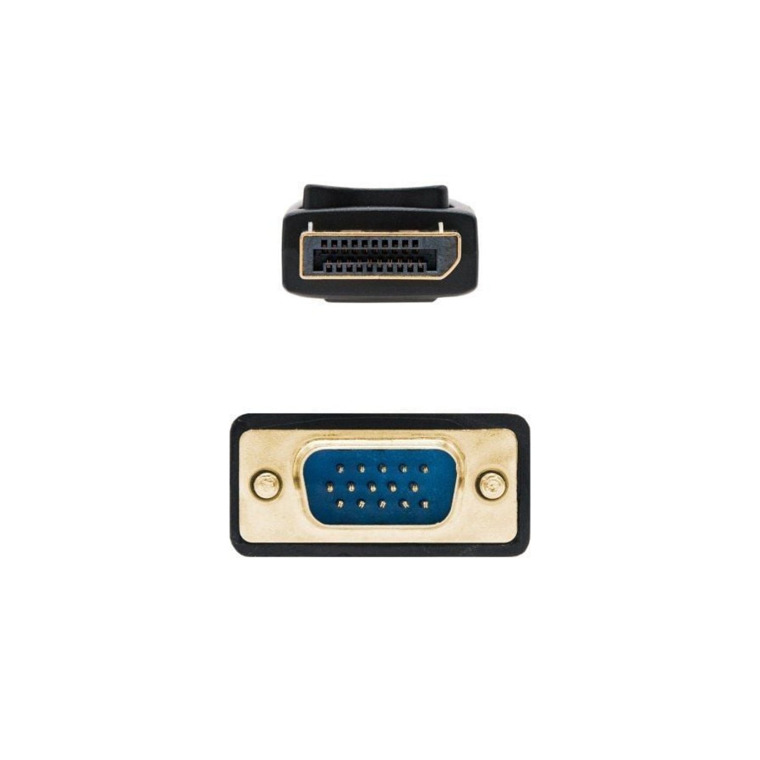 Nanocable · Cable DisplayPort a VGA · 1m · Negro