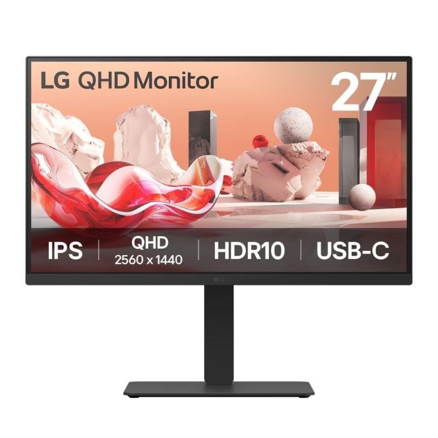 LG Monitor Profesional 27" · QHD · Multimedia · Negro