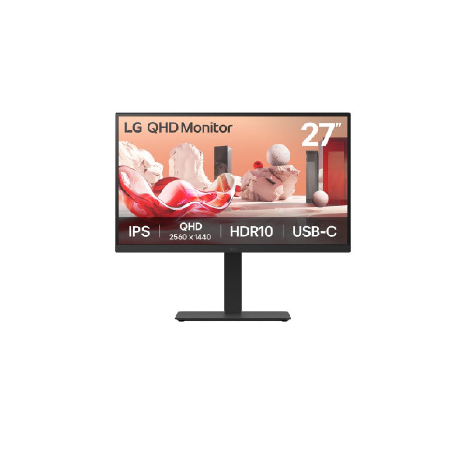 LG Monitor Profesional 27" · QHD · Multimedia · Negro