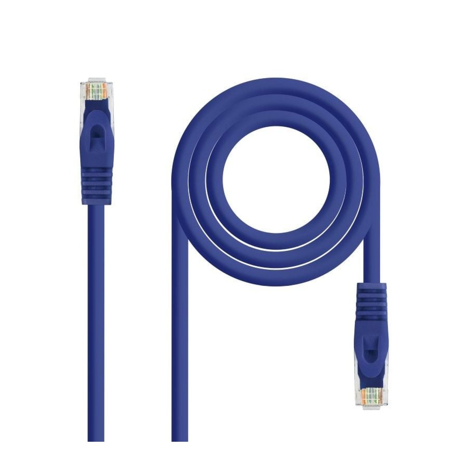 Nanocable · Cable RJ45 UTP Cat.6A · 25cm · LSZH · Azul