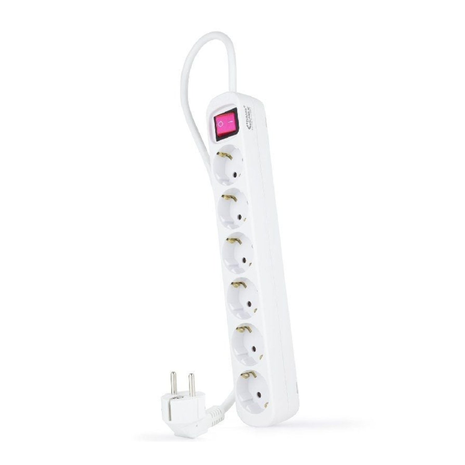 Nanocable · Regleta 6 Tomas · Cable 1,4m · Blanca