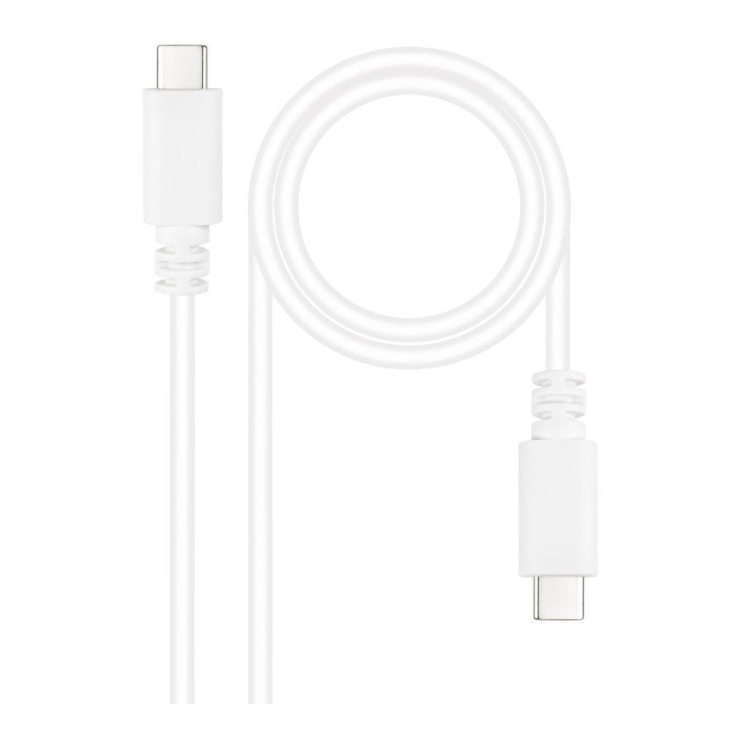 Nanocable · Cable USB 2.0 Tipo-C · 1m · 480Mbps · Blanco