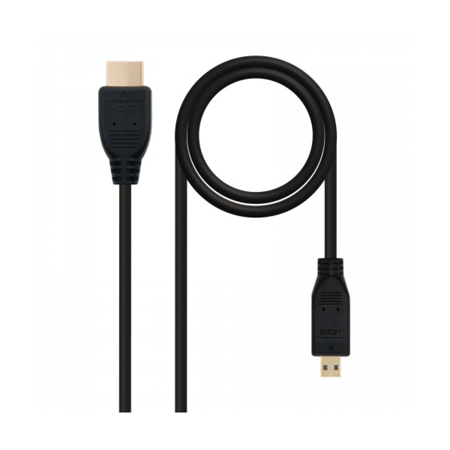 Nanocable · Cable Micro HDMI · HDMI Macho a Micro HDMI · 1,8m · Negro