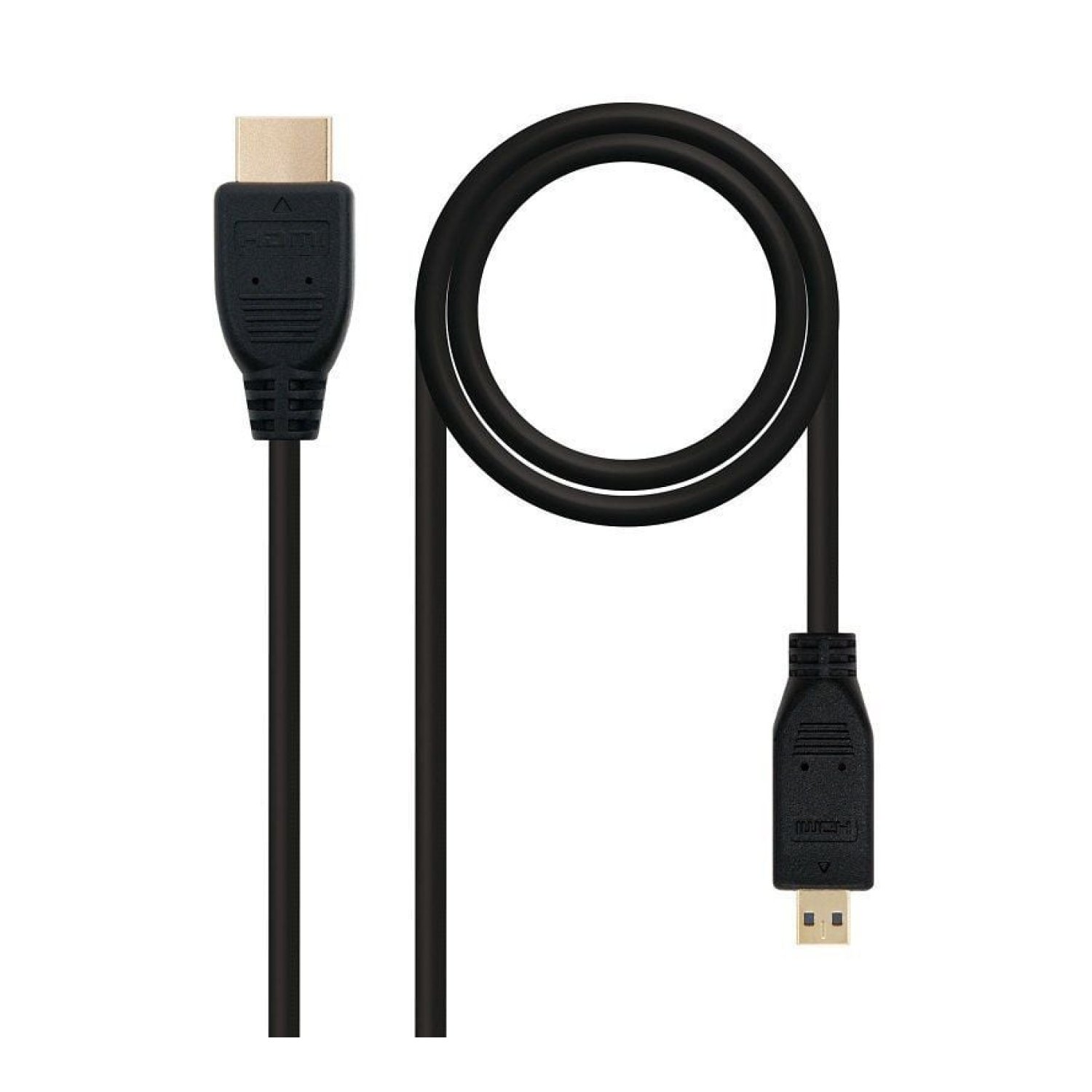 Nanocable · Cable Micro HDMI · HDMI Macho a Micro HDMI · 1,8m · Negro
