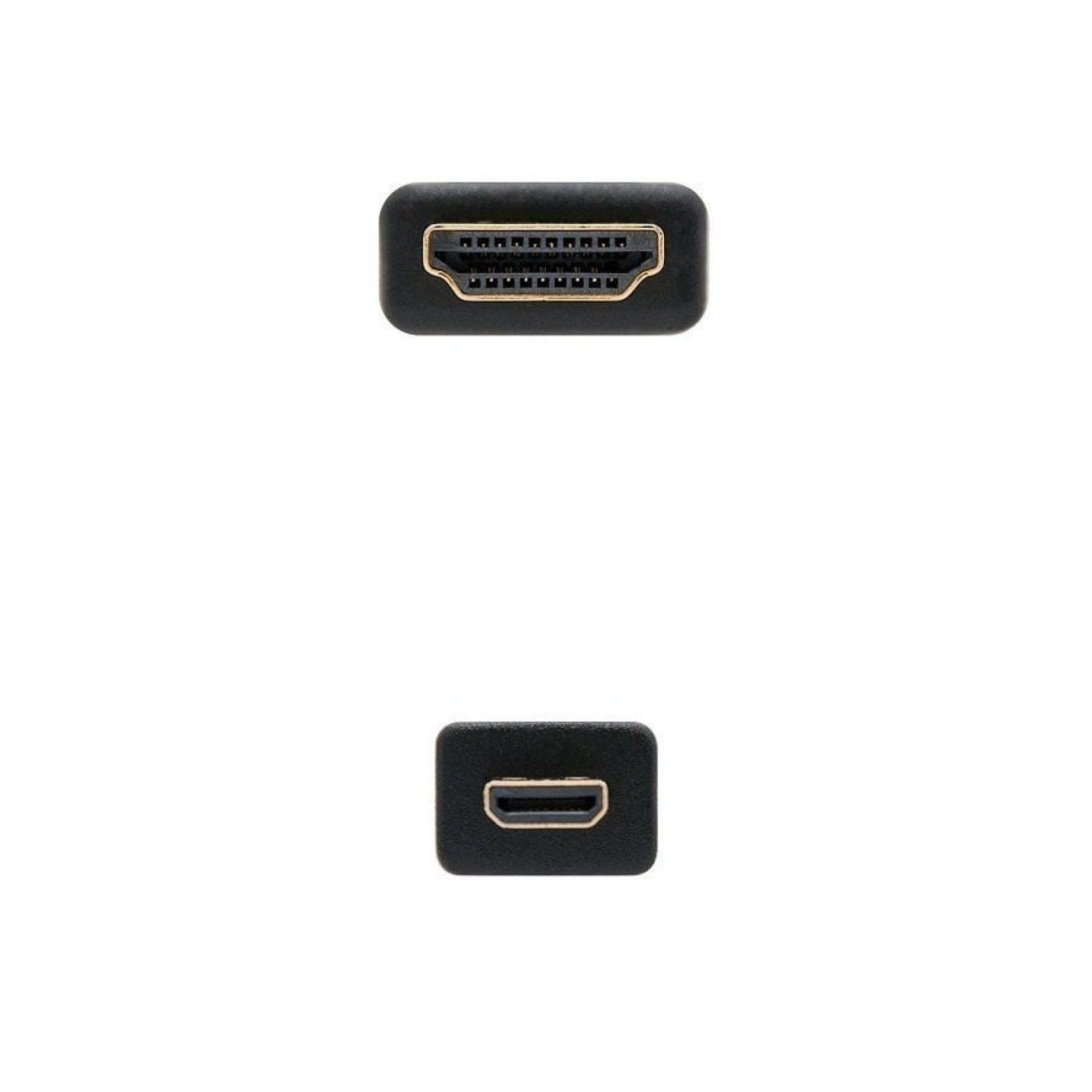 Nanocable · Cable Micro HDMI · HDMI Macho a Micro HDMI · 1,8m · Negro