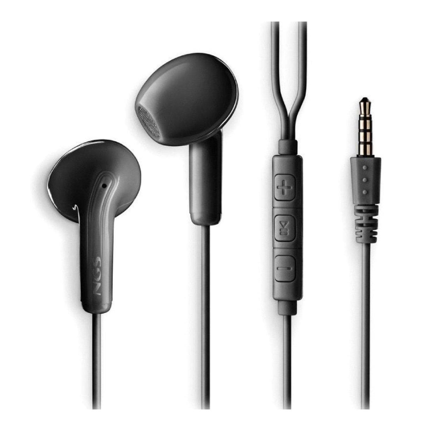 NGS Cross Flip · Auriculares Intrauditivos · Micrófono · Jack 3.5mm · Negros