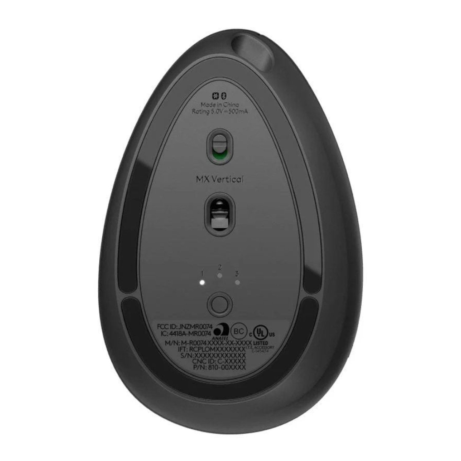Logitech Vertical MX · Ratón Vertical Inalámbrico · 4000 DPI · Batería Recargable