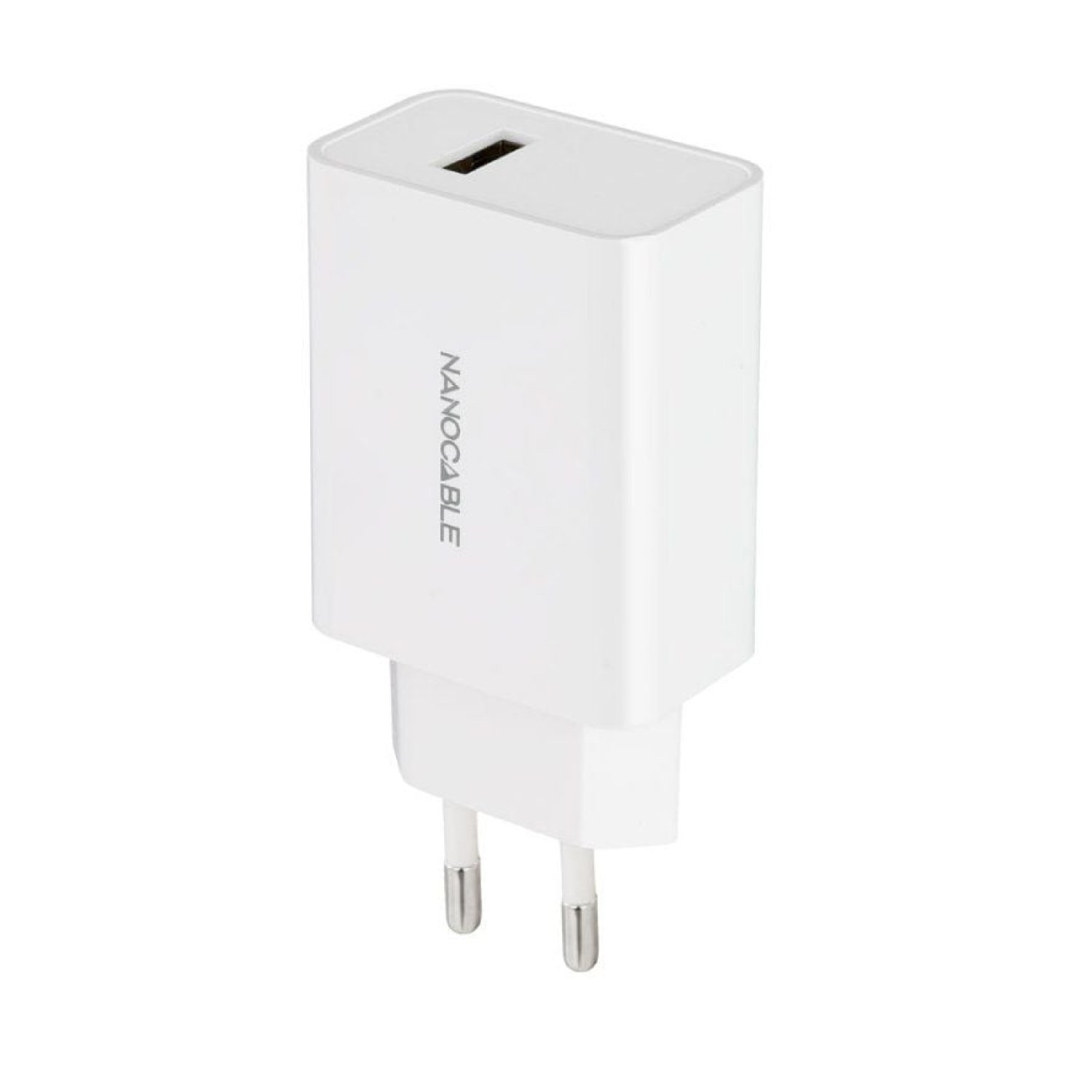 Nanocable Cargador de Pared · 1x USB · 10W · Blanco