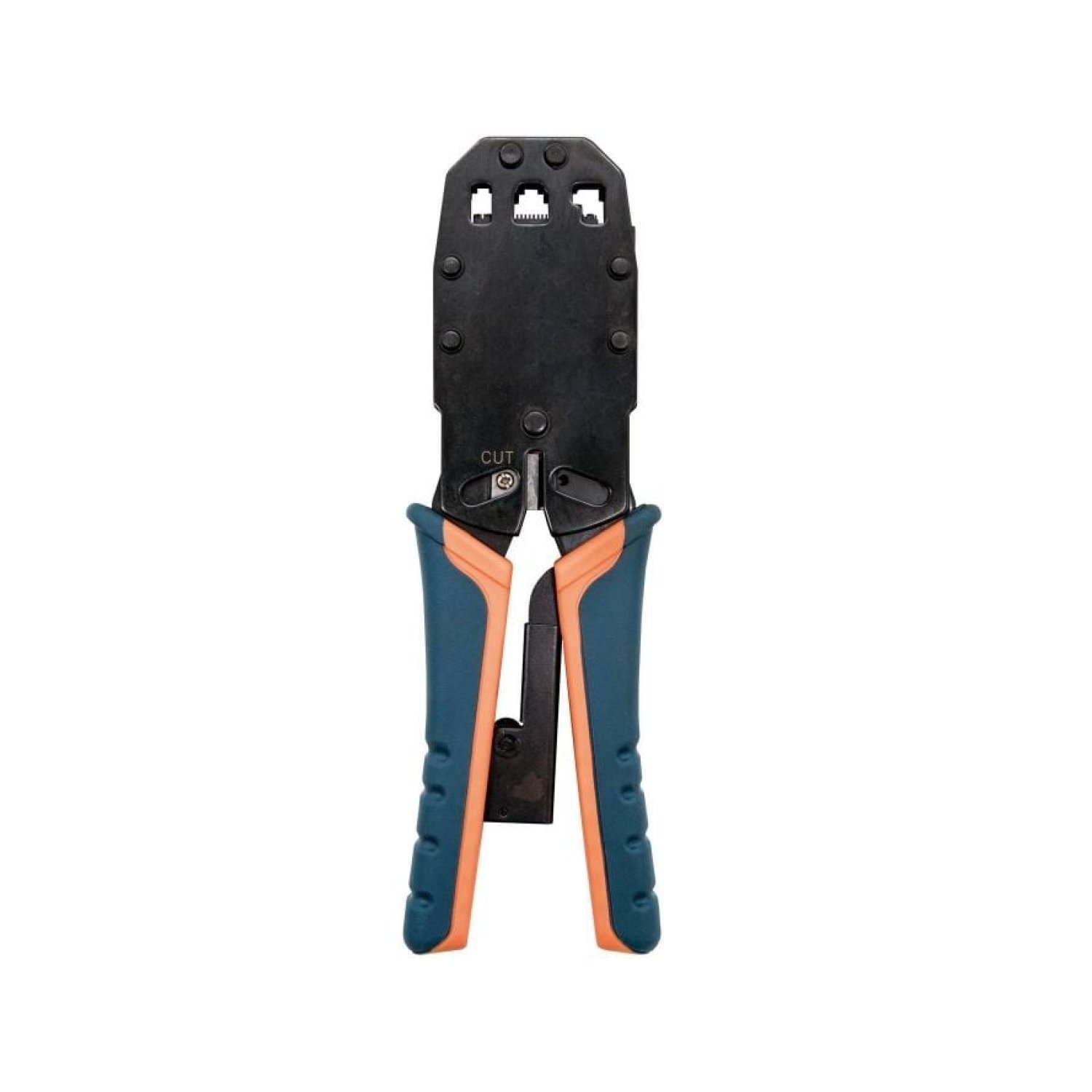 Nanocable · Crimpadora Metálica Carraca · RJ10/RJ11/RJ12/RJ45