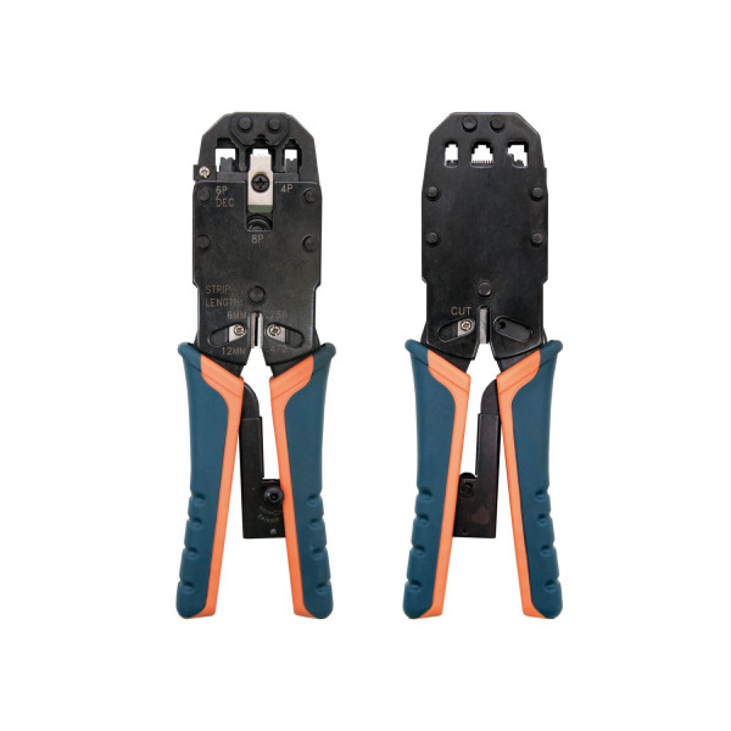 Nanocable · Crimpadora Metálica Carraca · RJ10/RJ11/RJ12/RJ45