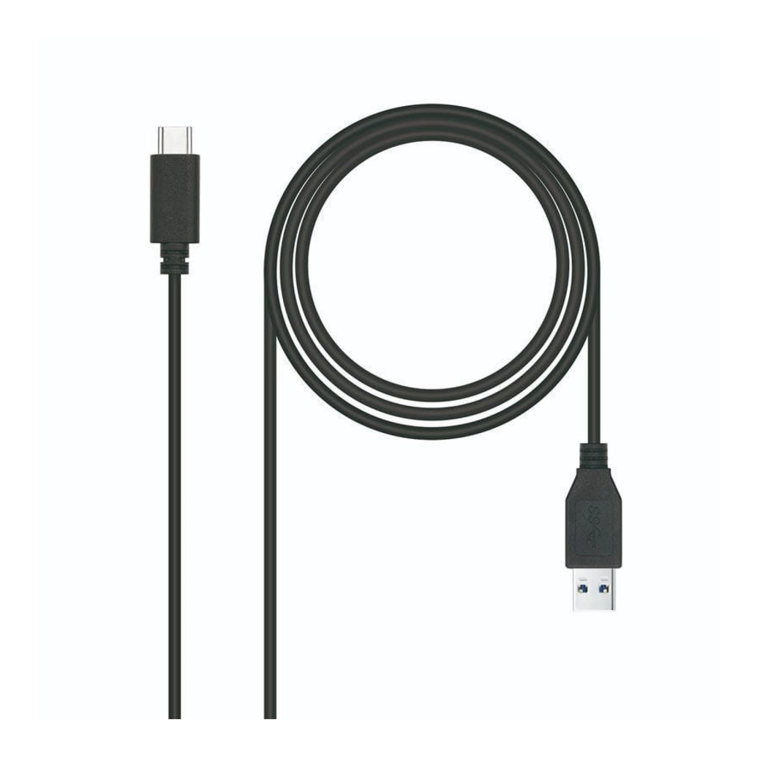 Nanocable · Cable USB 3.1 Tipo-C · 50cm · Negro