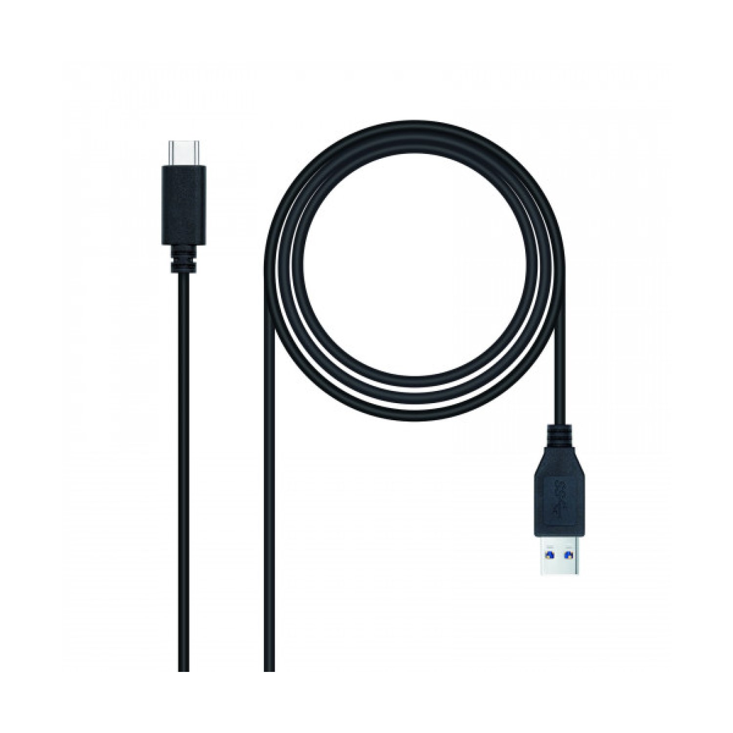 Nanocable · Cable USB 3.1 Tipo-C · 50cm · Negro