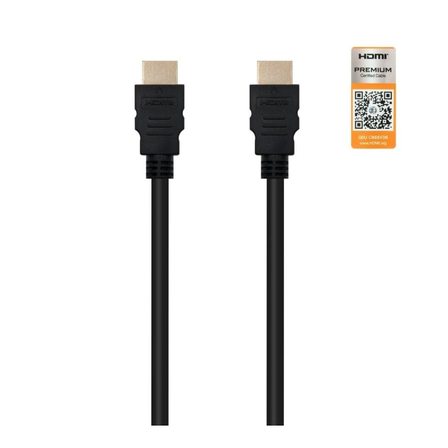 Nanocable · HDMI 2.0 4K · 2m · Macho a Macho · Certificado · Negro
