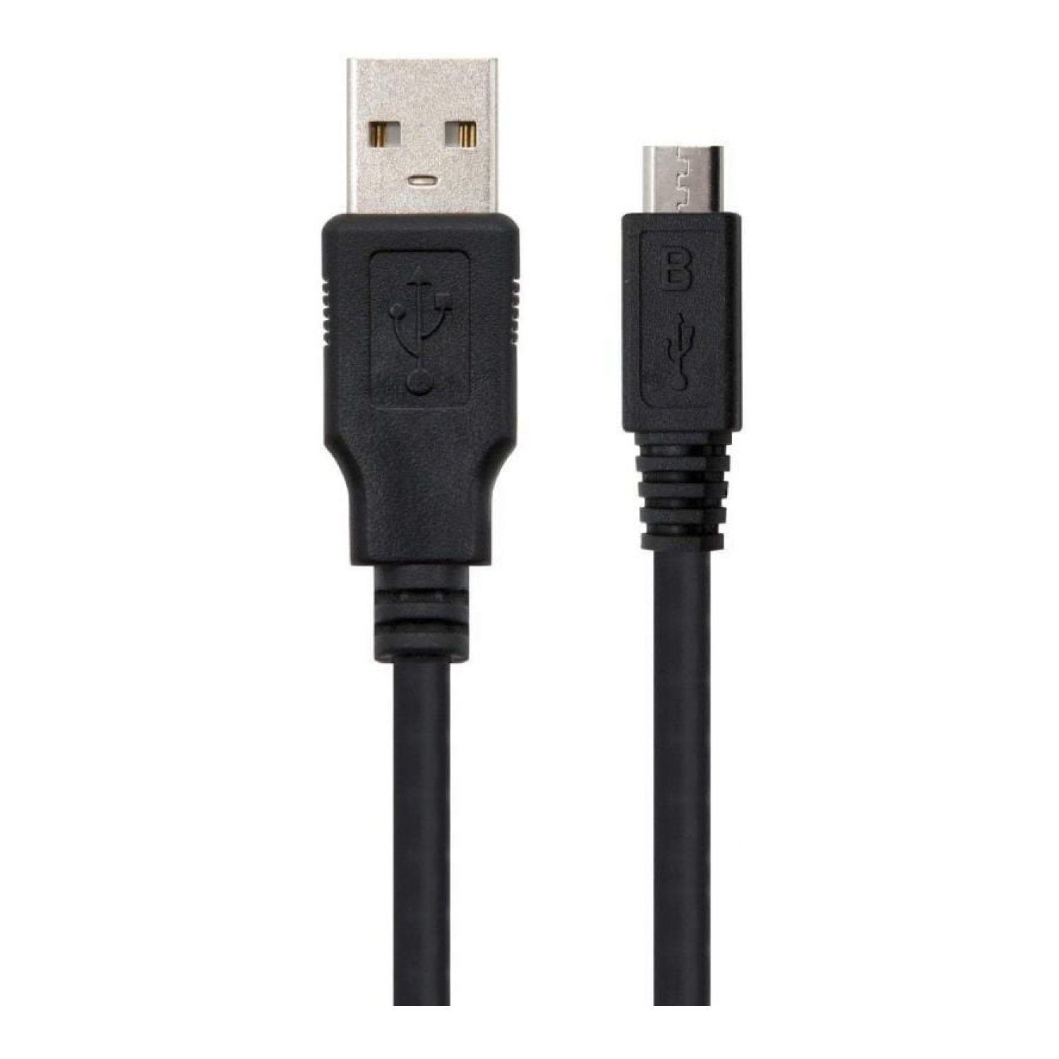 Nanocable · Cable USB 2.0 · USB-Macho a Micro USB · 1,8m · Negro