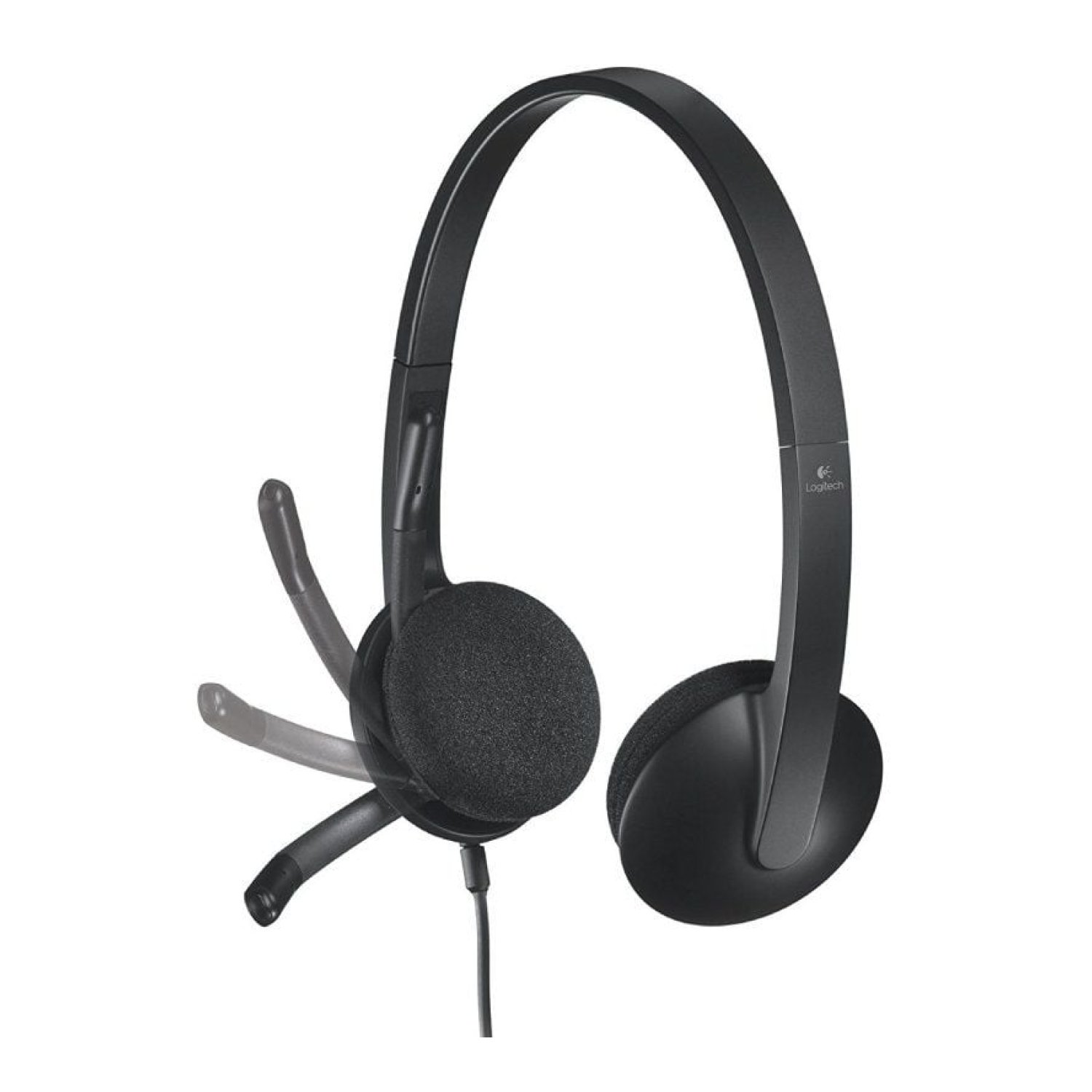 Logitech H340 · Auriculares con Micrófono · USB · Negros