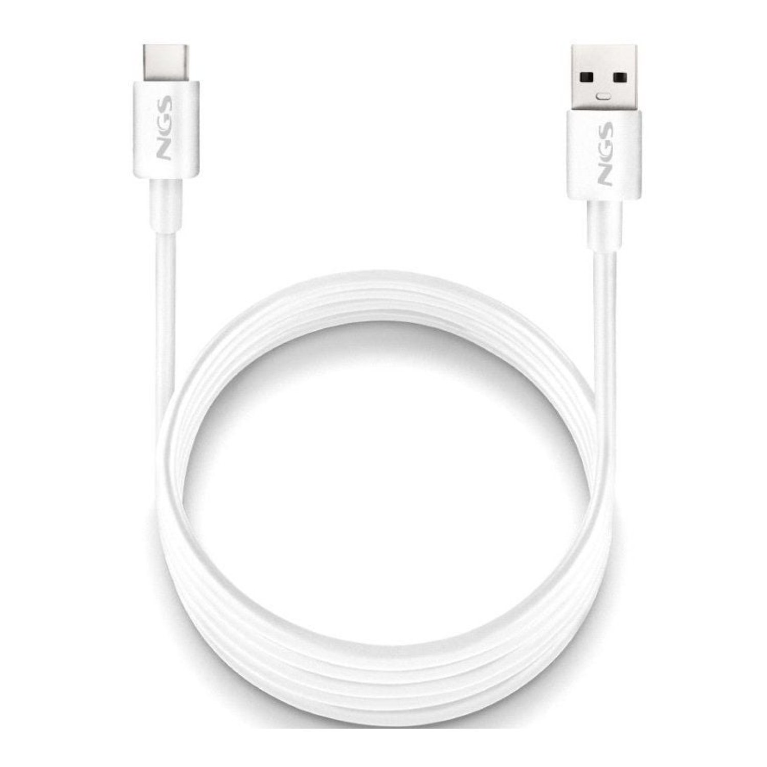 NGS Zyro-AC · Cable USB 2.0 · USB Macho a USB-C · 480Mbps · 1m · Blanco