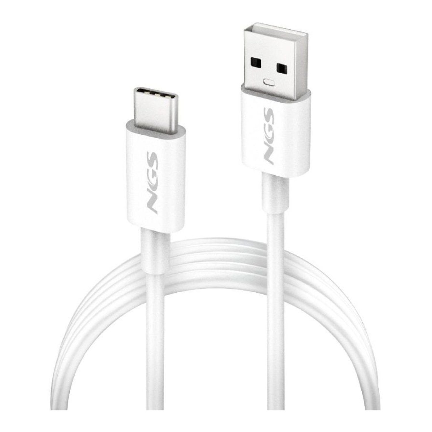 NGS Zyro-AC · Cable USB 2.0 · USB Macho a USB-C · 480Mbps · 1m · Blanco