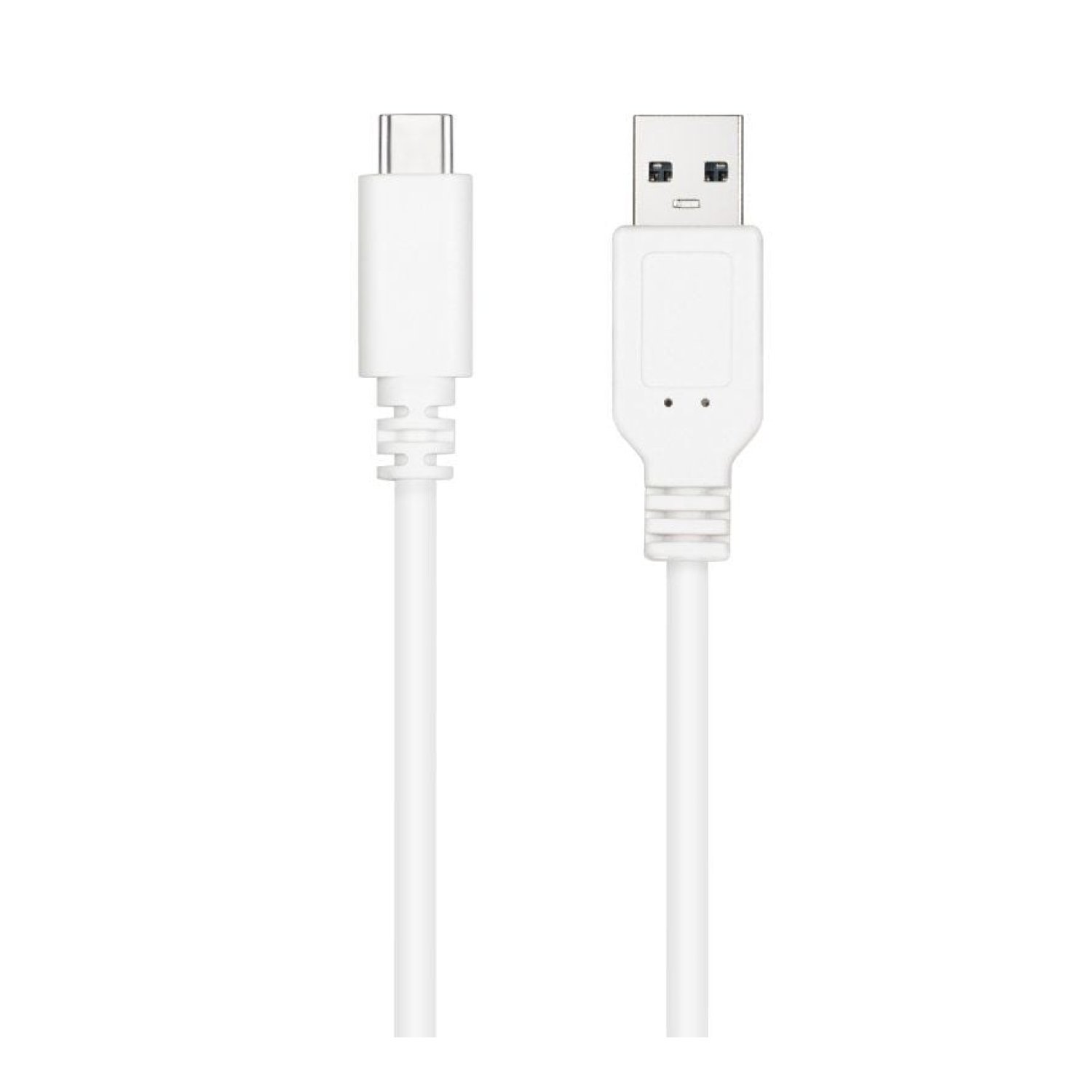 Nanocable Cable USB 2.0 · USB-C a USB-A · 480Mbps · 1m · Blanco