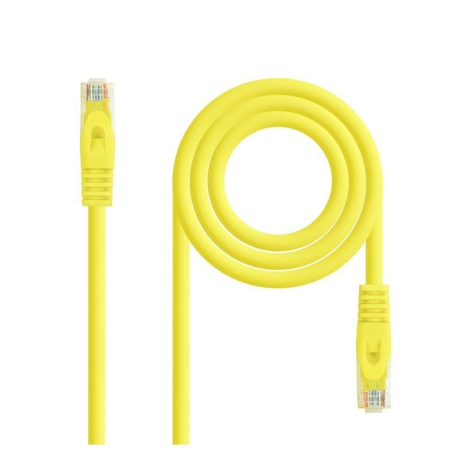 Nanocable · Cable RJ45 UTP Cat.6A · 25cm · Amarillo · LSZH
